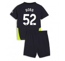 Manchester City Oscar Bobb #52 Koszulka Wyjazdowa dzieci 2024-25 Krótki Rękaw (+ krótkie spodenki)